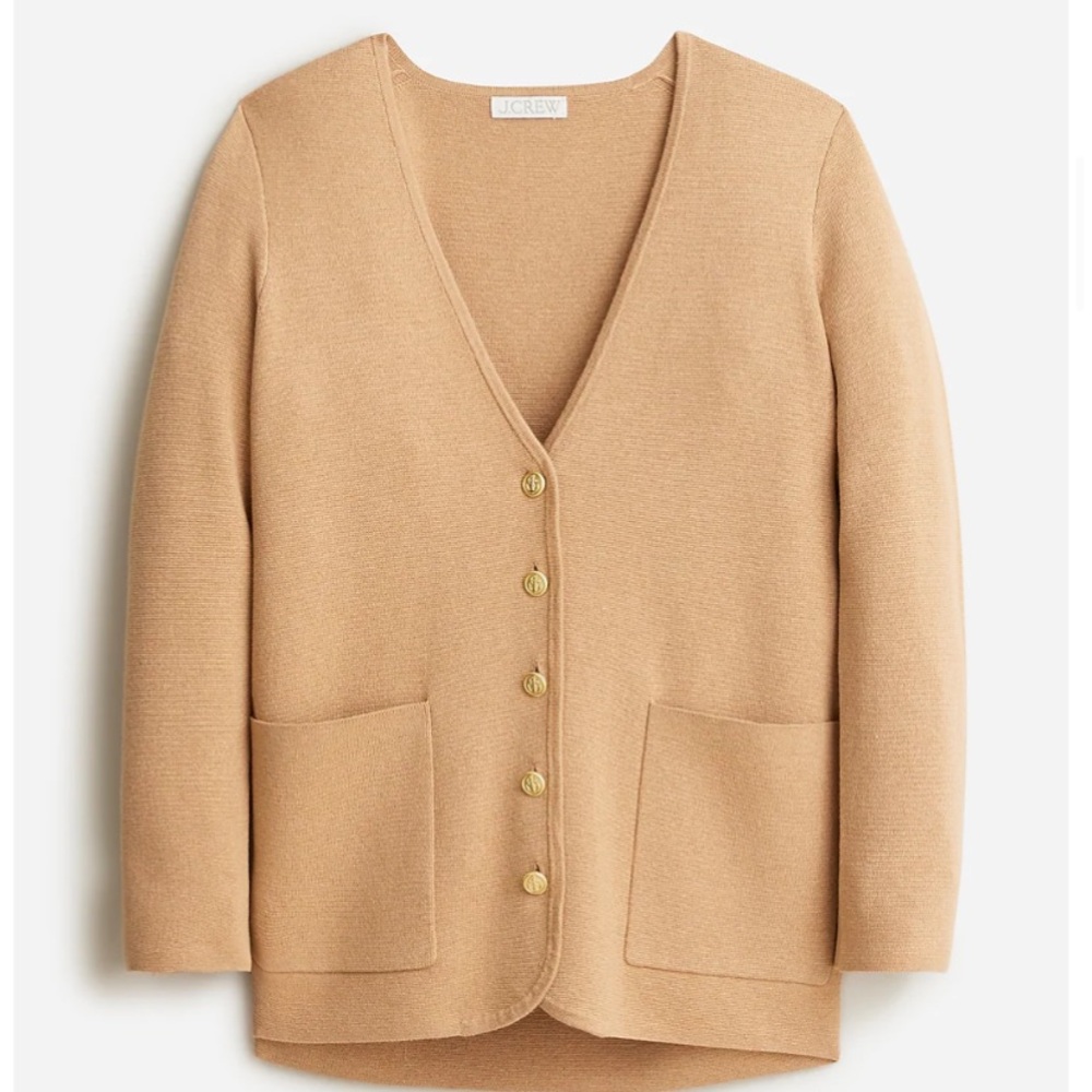 J Crew Giselle V neck sweater blazer size M